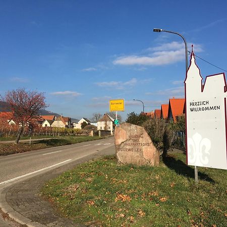 Ferienwohnung Suedpfalzblick Burrweiler Buitenkant foto