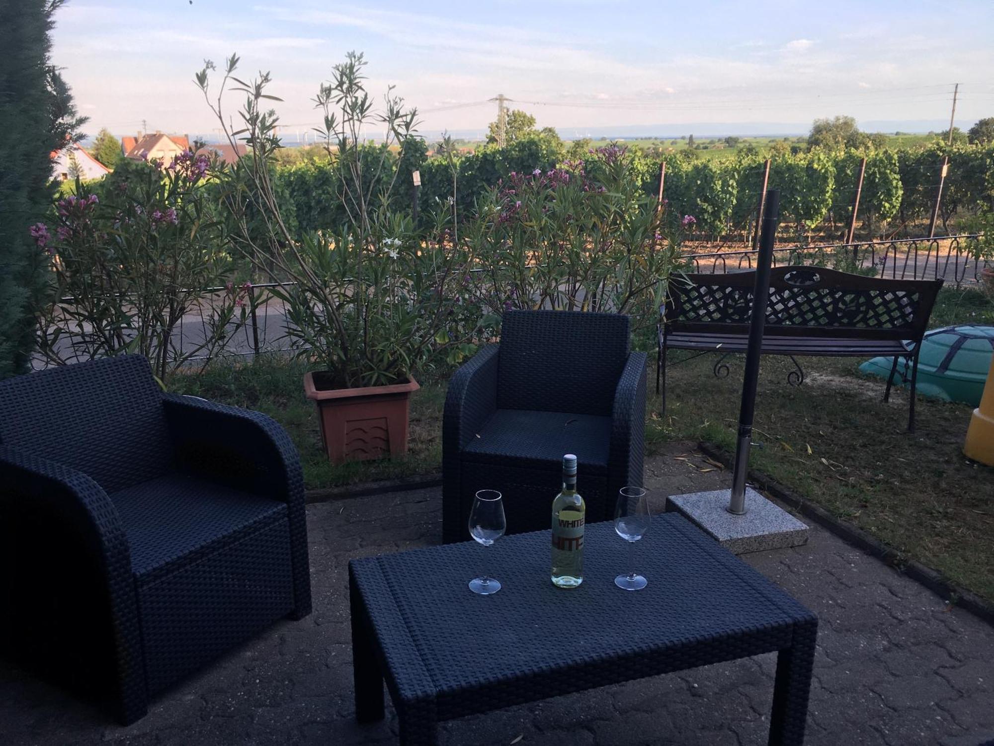 Ferienwohnung Suedpfalzblick Burrweiler Buitenkant foto